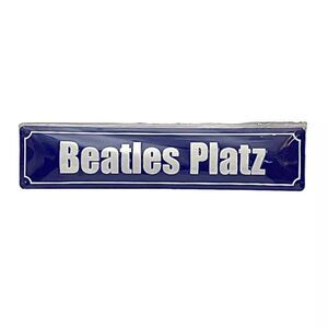 Beatles Platz Tin Sign - 18 x 4 inches - New in Packaging